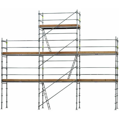 GERUEST EXPERTEN Gerüst 68m² - Struktur + Plattformen + Leiste - Strebe Version - DUO68-PI-SPP 3 GERUEST EXPERTEN Gerüst 68m² - Struktur + Plattformen + Leiste - Strebe Version - DUO68-PI-SPP