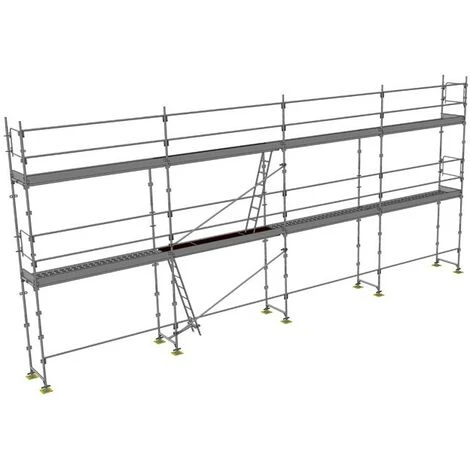 GERUEST EXPERTEN Gerüst 78m² - Struktur + Plattformen - Strebe Version - DUO78-SP 3 GERUEST EXPERTEN Gerüst 78m² - Struktur + Plattformen - Strebe Version - DUO78-SP