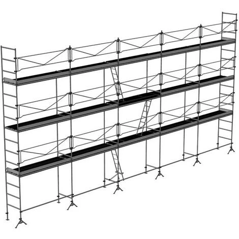 GERUEST EXPERTEN Gerüst Für Maurerarbeiten 128m²: Gerüststruktur - DCM128-S 3 GERUEST EXPERTEN Gerüst Für Maurerarbeiten 128m²: Gerüststruktur - DCM128-S