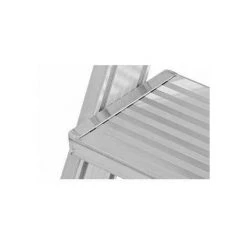 Hymer Podesttreppe Fahrbar, Beidseitig Begehbar, 2x6 Stufen, Standhöhe 1,46 M