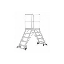 Hymer Podesttreppe Fahrbar, Beidseitig Begehbar, 2x6 Stufen, Standhöhe 1,46 M -Gerüste And Arbeitsplattformen Verkäufe 54644649 5