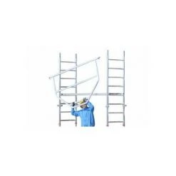 Hymer Fahrgerüst ADVANCED SAFE-T Mit Ausleger, Modul 1+2+KIT, Bühnenlänge 2,08 M, Rahmenteilbreite 0,72 M, Reichhöhe 6,25 M