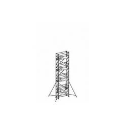 Hymer Fahrgerüst Mit Ausleger, Bühnenlänge 2,45 M, Rahmenteilbreite 0,80 M, Reichhöhe 9,40 M