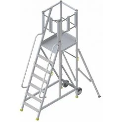 PLATTFORMLEITER EXPERTEN - MATISERE Zugangsplattform - 2 Stufen - Plattform Höhe De 0.50m - ER2SL-PD