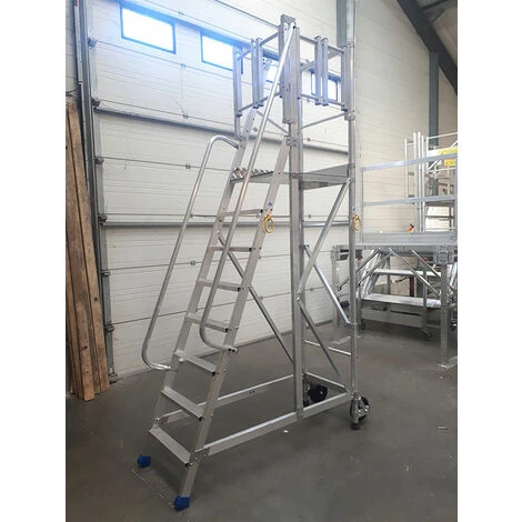 PLATTFORMLEITER EXPERTEN - MATISERE Zugangsplattform - 2 Stufen - Plattform Höhe De 0.50m - ER2SL-PD 4 PLATTFORMLEITER EXPERTEN - MATISERE Zugangsplattform - 2 Stufen - Plattform Höhe De 0.50m - ER2SL-PD - Image 2