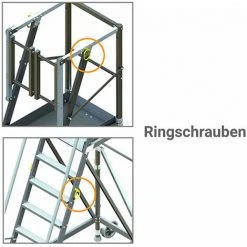 PLATTFORMLEITER EXPERTEN - MATISERE Zugangsplattform - 2 Stufen - Plattform Höhe De 0.50m - ER2SL-PD 10 PLATTFORMLEITER EXPERTEN - MATISERE Zugangsplattform - 2 Stufen - Plattform Höhe De 0.50m - ER2SL-PD -Gerüste And Arbeitsplattformen Verkäufe 55455354 4