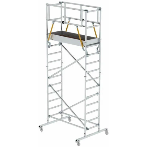 GÜNZBURGER STEIGTECHNIK Günzburger Aluminium Standard Rollgerüst SG Mit 5,30m Arbeitshöhe 3 GÜNZBURGER STEIGTECHNIK Günzburger Aluminium Standard Rollgerüst SG Mit 5,30m Arbeitshöhe