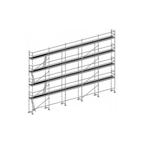 GERUEST EXPERTEN Gerüst 180m² - Struktur + Plattformen -Gelände Version - DUO180GC-SP 3 GERUEST EXPERTEN Gerüst 180m² - Struktur + Plattformen -Gelände Version - DUO180GC-SP