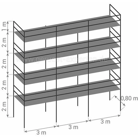 GERUEST EXPERTEN Gerüst 100m² - Struktur Allein - Gelände Version - DUO100GCM-S 4 GERUEST EXPERTEN Gerüst 100m² - Struktur Allein - Gelände Version - DUO100GCM-S - Image 2