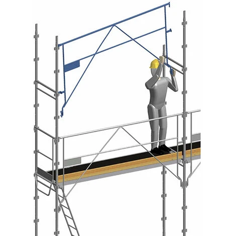 GERUEST EXPERTEN Gerüst 68m² - Struktur + Plattformen + Leiste -Gelände Version - DUO68GC-PI-SPP 6 GERUEST EXPERTEN Gerüst 68m² - Struktur + Plattformen + Leiste -Gelände Version - DUO68GC-PI-SPP - Image 4