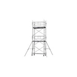 GERUEST EXPERTEN Rollgerüst Aus Stahl - Maxi Arbeitshöhe 5.40m - 8125032