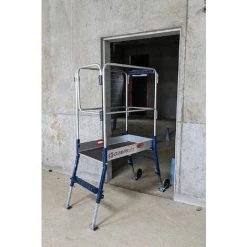 PLATTFORMLEITER EXPERTEN - MATISERE Teleskop Plattformleiter Grande Plateforme - Maximale Arbeitshöhe 2.70m - 40072 -Gerüste And Arbeitsplattformen Verkäufe 64090556 5