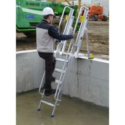 PLATTFORMLEITER EXPERTEN - MATISERE Mobile Plattformtreppe 7 Stufen - Maximale Arbeitshöhe. 3.70m - N111.203/11-30 -Gerüste And Arbeitsplattformen Verkäufe 64090582 3