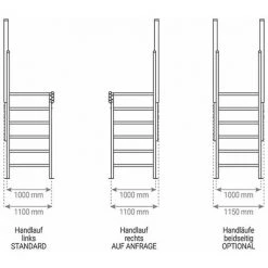 PLATTFORMLEITER EXPERTEN - MATISERE Leiternüberstieg - Schräglage 45° - Breite Stufen : 1.00m - 2241/1003 -Gerüste And Arbeitsplattformen Verkäufe 64209135 3
