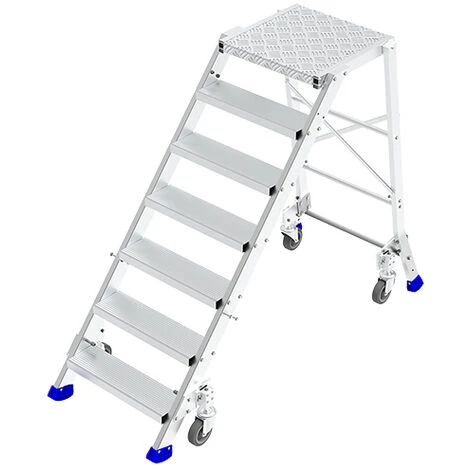 PLATTFORMLEITER EXPERTEN - MATISERE Plateforme De 3 Stufen - Maximale Arbeitshöhe. 2.60m - 4 Roues RESC - ES303-R 3 PLATTFORMLEITER EXPERTEN - MATISERE Plateforme De 3 Stufen - Maximale Arbeitshöhe. 2.60m - 4 Roues RESC - ES303-R