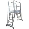 PLATTFORMLEITER EXPERTEN - MATISERE Mobile Plattformtreppe - 2 Stufen - Maximale Arbeitshöhe 2.56m - 7822-2 -Gerüste And Arbeitsplattformen Verkäufe 64209688 1