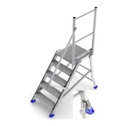 PLATTFORMLEITER EXPERTEN - MATISERE Plateforme De 1 Marche - Maximale Arbeitshöhe. 2.25m - 4 Roues RESC - ES301D-R