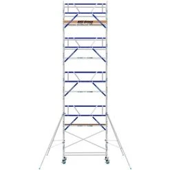 ASC GROUP ASC Rollgerüst AGS Pro 305x135cm Mit Carbon-Plattformen Und Einseitigem Geländer 10,3m Arbeitshöhe