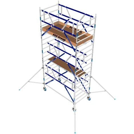 ASC GROUP ASC Rollgerüst AGS Pro 250x75cm Mit Holz-Plattformen Und Doppelseitigem Geländer 6,3m Arbeitshöhe 5 ASC GROUP ASC Rollgerüst AGS Pro 250x75cm Mit Holz-Plattformen Und Doppelseitigem Geländer 6,3m Arbeitshöhe - Image 3