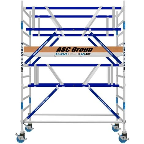 ASC GROUP ASC Rollgerüst AGS Pro 250x135cm Mit Carbon-Plattformen Und Doppelseitigem Geländer 4,3m Arbeitshöhe 3 ASC GROUP ASC Rollgerüst AGS Pro 250x135cm Mit Carbon-Plattformen Und Doppelseitigem Geländer 4,3m Arbeitshöhe
