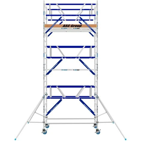 ASC GROUP ASC Rollgerüst AGS Pro 250x75cm Mit Carbon-Plattformen Und Doppelseitigem Geländer 7,3m Arbeitshöhe 3 ASC GROUP ASC Rollgerüst AGS Pro 250x75cm Mit Carbon-Plattformen Und Doppelseitigem Geländer 7,3m Arbeitshöhe