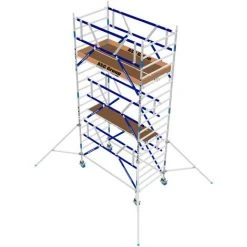 ASC GROUP ASC Rollgerüst AGS Pro 250x75cm Mit Carbon-Plattformen Und Doppelseitigem Geländer 6,3m Arbeitshöhe -Gerüste And Arbeitsplattformen Verkäufe 65722286 3