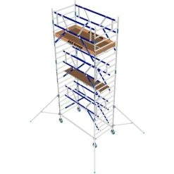 ASC GROUP ASC Rollgerüst AGS Pro 305x135cm Mit Carbon-Plattformen Und Doppelseitigem Geländer 7,3m Arbeitshöhe -Gerüste And Arbeitsplattformen Verkäufe 65722335 3