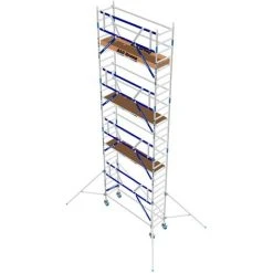 ASC GROUP ASC Rollgerüst AGS Pro 190x75cm Mit Holz-Plattformen Und Einseitigem Geländer 9,3m Arbeitshöhe 7 ASC GROUP ASC Rollgerüst AGS Pro 190x75cm Mit Holz-Plattformen Und Einseitigem Geländer 9,3m Arbeitshöhe -Gerüste And Arbeitsplattformen Verkäufe 65722352 3