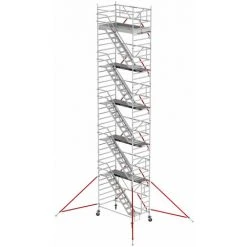 Altrex RS TOWER 53-S Treppengerüst - 1.35 X 1.85 M Fiber-Deck®-Plattform, Arbeitshöhe Bis 12,2m