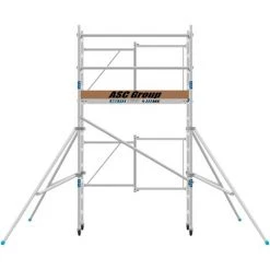 ASC GROUP ASC Zimmerfahrgerüst 190x75cm Mit Standardkupplung 4,70m Arbeitshöhe