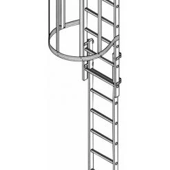 Zarges Notabstiegleiter Aluminium