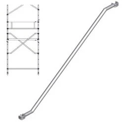 Zarges Plattformdiagonale Für Gerüstlängen 1,80m