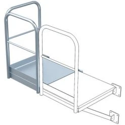 Zarges Grundpodest Für Steigleiter 800x860mm Edelstahl