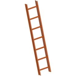 Layher 1051 Dachleiter Kupferbraun 7 Sprossen