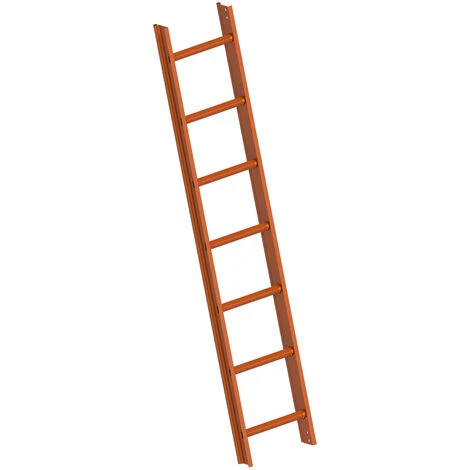 Layher 1051 Dachleiter Kupferbraun 7 Sprossen 3 Layher 1051 Dachleiter Kupferbraun 7 Sprossen