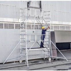 Zarges Fahrgerüst MultiTower S-PLUS 2T Mit Auslegern, Doppelte Plattformbreite 2,50m Plattformlänge 8,40m AH -Gerüste And Arbeitsplattformen Verkäufe 8619389 3