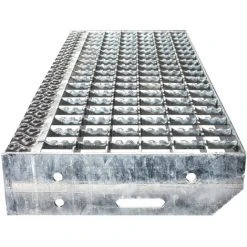 Euroline Gitterroststufe Stahl 1000mm Stufenbreite, 240mm Stufentiefe