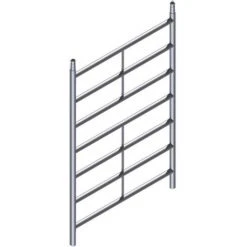 Zarges Aufsteckrahmen Für Gerüstbreiten Von 1,35m 4 Sprossen