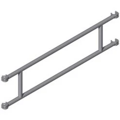 Zarges Geländer Für Gerüste, Gerüstlänge 2,50m