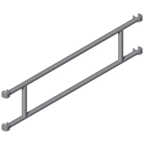 Zarges Geländer Für Gerüste, Gerüstlänge 1,80m 3 Zarges Geländer Für Gerüste, Gerüstlänge 1,80m