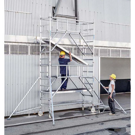 Zarges Fahrgerüst MultiTower S-PLUS 1T Mit Auslegern 1,80m Plattformlänge 11,20m AH 6 Zarges Fahrgerüst MultiTower S-PLUS 1T Mit Auslegern 1,80m Plattformlänge 11,20m AH - Image 4