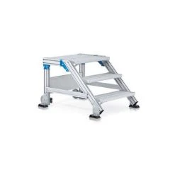 Zarges Treppenpodest 60° 800mm Stufenbreite 4 Stufen