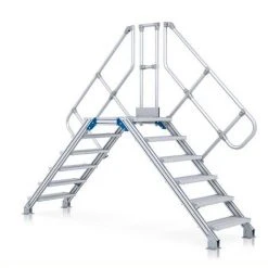 Zarges Überstieg 45° 1000mm Stufenbreite 9 Stufen