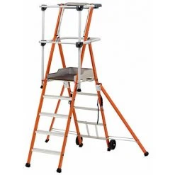 TUBESCA COMABI Elektriker Podestleiter - Maximale Arbeitshöhe2.70m - 2272833