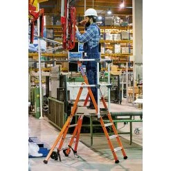 TUBESCA COMABI Elektriker Podestleiter - Maximale Arbeitshöhe2.70m - 2272833 -Gerüste And Arbeitsplattformen Verkäufe 9752636 4