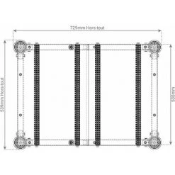 PLATTFORMLEITER EXPERTEN - MATISERE Industrielle Trittleiter 2 Stufen - Maximale Arbeitshöhe 2.43m - MP2 -Gerüste And Arbeitsplattformen Verkäufe 9752711 5