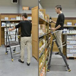 CENTAURE Mobile Stehleiter Picking - Maximale Arbeitshöhe 2.25m - 414901 10 CENTAURE Mobile Stehleiter Picking - Maximale Arbeitshöhe 2.25m - 414901 -Gerüste And Arbeitsplattformen Verkäufe 9752814 4