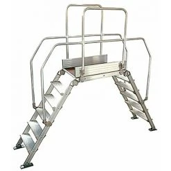PLATTFORMLEITER EXPERTEN - MATISERE Mobile Plattformtreppe - Länge 0.90m - Maximale Arbeitshöhe 2.89m - DIVA3/90R