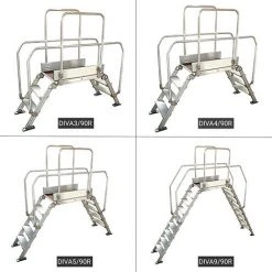 PLATTFORMLEITER EXPERTEN - MATISERE Mobile Plattformtreppe - Länge 0.90m - Maximale Arbeitshöhe 2.89m - DIVA3/90R -Gerüste And Arbeitsplattformen Verkäufe 9753817 4
