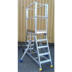 PLATTFORMLEITER EXPERTEN - MATISERE Plattformleiter - 3 Stufen - Maximale Arbeitshöhe. 2.75m - PDA75/1000 -Gerüste And Arbeitsplattformen Verkäufe 9753836 3